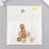 Decor for creativity Metal, enamel "Field flower" Blue with gold 1.5x1.1 cm