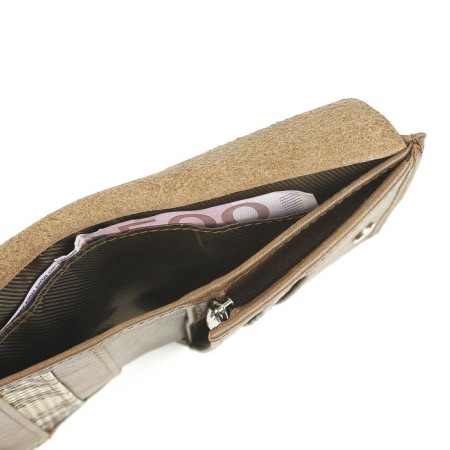 Wallet, button, 6 pockets, 1 section for trifles, n/k beige python/cor.-3
