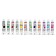 Gouache paints, 12 colors, in a plastic tube, 9 ml, in a cardboard box