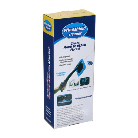 Brush for cleaning car glasses with a spray, 37 cm-8
