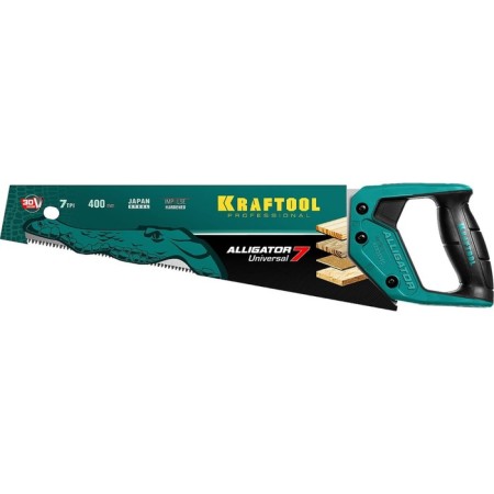Krasuvka Kraftool Alligator Universal 7, universal, two -compartment. Handle, 7 tpi, 400 mm-1