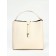 Bag Female Tout with zipper, milk color