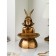 Steam for the little things "Girl", polystone, 51 cm, color gold