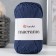 Yarn "Macrame Macrama" 100% polyester 130m/90g (162 blue)