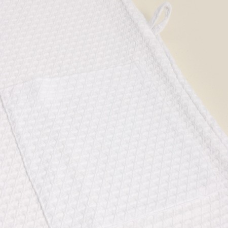 Waffle waffle dress Sl Home: Waffle "Blanc de Blanc", size S, 100% cotton, 320 g/m2-11