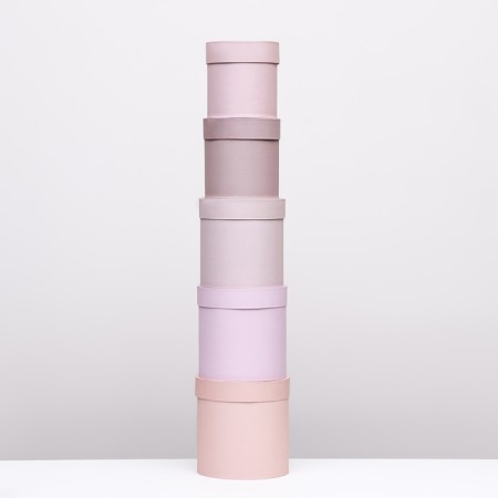 A set of hats 5 in 1 "powder", 20 × 20 × 20–13.5 × 13.5 × 13.5 cm-2