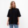 Women's T-shirt Basic Line Black Black, Rr. 42