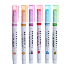 A set of markers-textbooks of 6 colors, with strokes-strokes