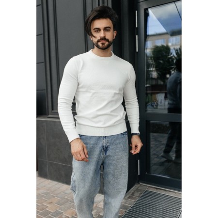 Jumper male ise, size 54, white color-14