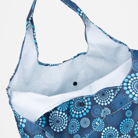 Household bag on the button, the color is blue-2