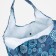 Household bag on the button, the color is blue