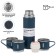 Set "Master K": Thermos 500 ml and 3 circles 160 ml, retains heat 12 hours, blue