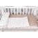 Baby Boom bed linen, size 75x125 cm, 112x147 cm, 40x60 cm, calico, crown/brown