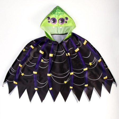 Carnival cape "terrible spider", length without a hood 60 cm-2