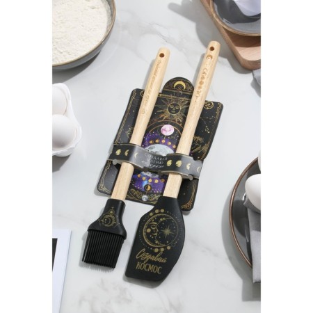 Set of a blade and a silicone brush 31 cm x 12.5 cm x 2 cm "Constellation"
