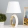 Catherine desktop E14 40W white-gold 25x25x40 cm Risalux