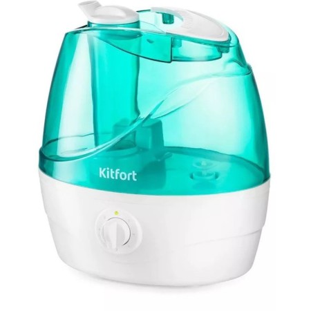 Air humidifier KT-2834-3, 2.2 l, 32 watts, white and turquoise