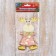 Soft suspension "Deer in a suit with a geometric pattern" 6x12 cm, pink
