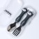 A set of children's cutlery in the case "Puppy", fork, spoon