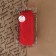 Capricon lace, 40 mm × 10 ± 1 m, red color