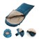 Tourist sleeping bag, 220 x 75 cm, up to -20 degrees, 700 g/m2, emerald