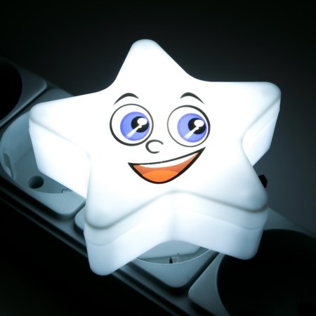 Night Plastic LED "Star" mix 8x8x2.5 cm Risalux-5