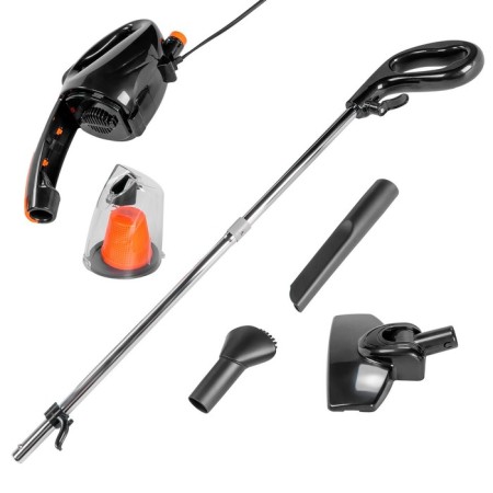 Vacuum cleaner Galaxy GL 6232, vertical, 700/130 W, dry cleaning, 0.5 l, black-orange1y-5
