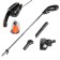 Vacuum cleaner Galaxy GL 6232, vertical, 700/130 W, dry cleaning, 0.5 l, black-orange1y