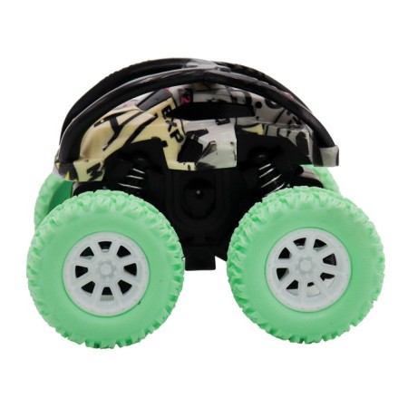 Friction Funky Toys Flood "Cricking", with print and green wheels, 4x4-3