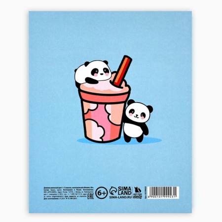 School diary for grade 1-11, in an integrated cover, 40 l. "Panda"-4