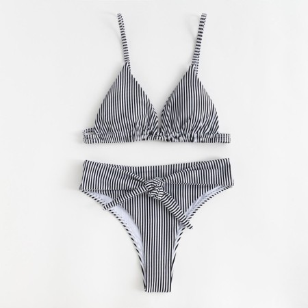 Separate Minaku "Stripe" swimsuit, size 46, black and white color-6