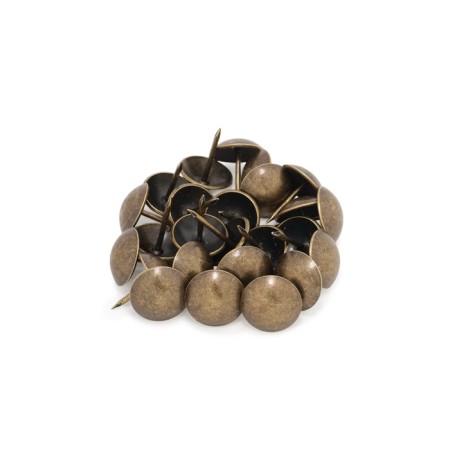Tundra nails, decorative, 19x22 mm, bronze, 200 pcs-7