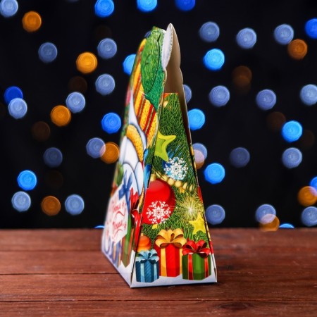 Gift box "Snowman", 12 x 6.6 x 14.4 cm-2