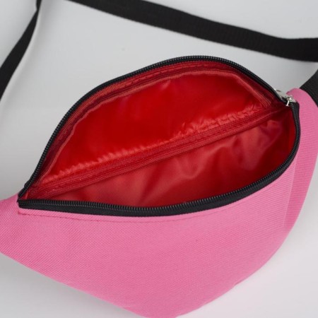 Lightning waist bag, pink color-3