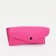 Case for glasses on the button, pink color