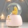 Souvenir polystone water ball light, music "dog sleeps in a month" 13x8x8 cm