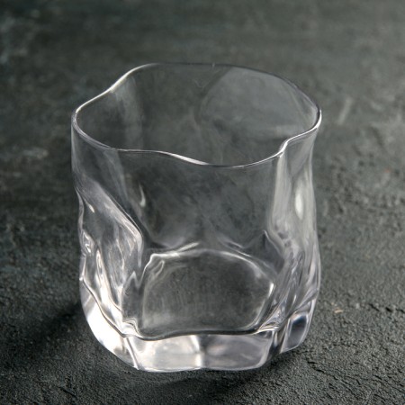 Glass glass "crumpled", 270 ml