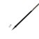 Gel rod 0.5 mm, for a handle with erased ink, 131 mm, black ink (barcode on a piece)