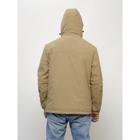 Male spring jacket, size 48, beige color-4