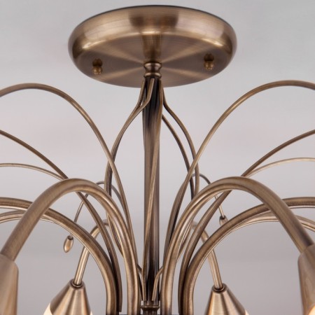 Ginevra 8x40W E14 chandelier bronze-2