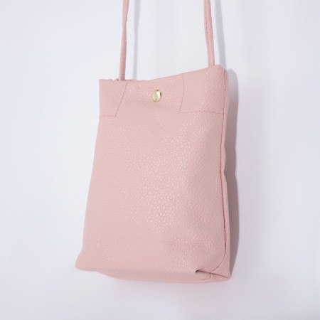 Cross-Body bag on the valve, pink color-2