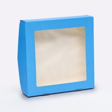 Removal container, blue, 20 x 20 x 4 cm