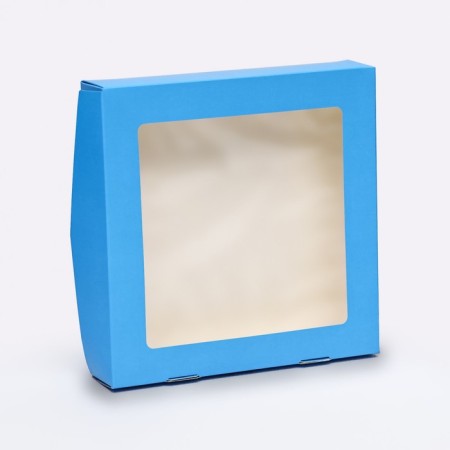 Removal container, blue, 20 x 20 x 4 cm