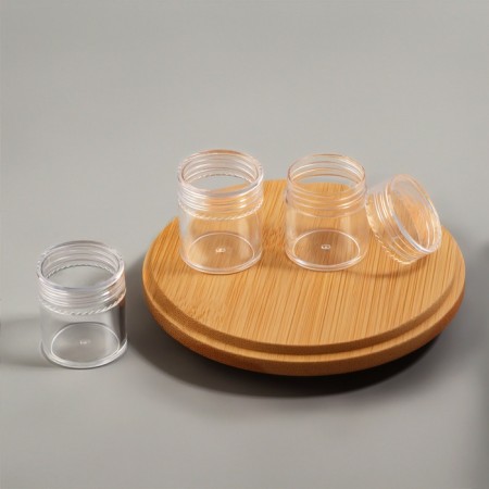 Storage jars, 3 pcs, 6 ml, transparent color-1