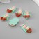 Suspension for creativity Plastic "Little Mermaid with Blue Hair" 3.4x2.1x0.6 cm