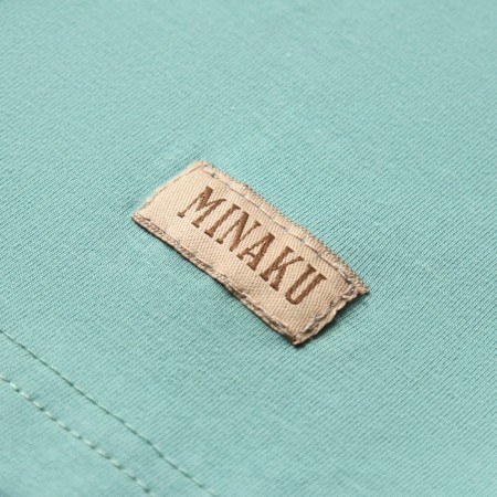 Suit for girls (T -shirt, leggings) minku olive color, height 128 cm-7