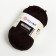 Yarn "Macrame Macrama" 100% polyester 130m/90g (157 chocolate)