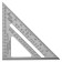 DEKO DKM180-255-180 square, triangular, bilateral scale, 180 x 180 mm