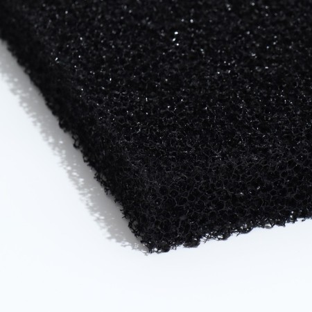Sponge rectangular, large -porous 10 ppi, sheet 50 x 50 x 5 cm, black-1