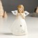 Souvenir Polystone "Girl-Angel in white with stars" brushes, silver mix 7.5x4x11 cm